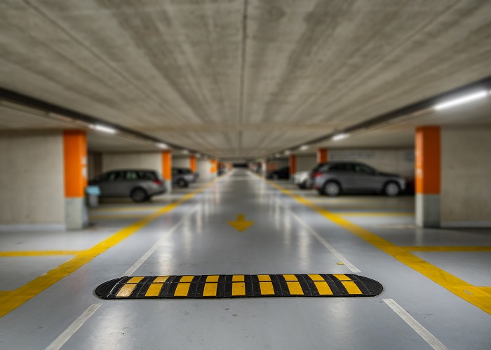 Commercial industrial epoxy flooring for parking lots in Miami, Fl