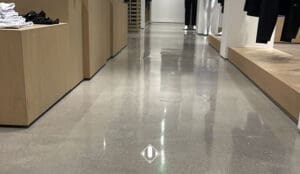 Polished concrete floors, Commercial spaces, Aesthetic appeal, Durability and longevity, Cost-effective flooring, Eco-friendly flooring, Safety and cleanliness, Heavy foot traffic, Low maintenance flooring, Sustainable flooring, Reflective Surface, Non-slip finishes, Customizable flooring, Modern business flooring, Environmentally friendly flooring