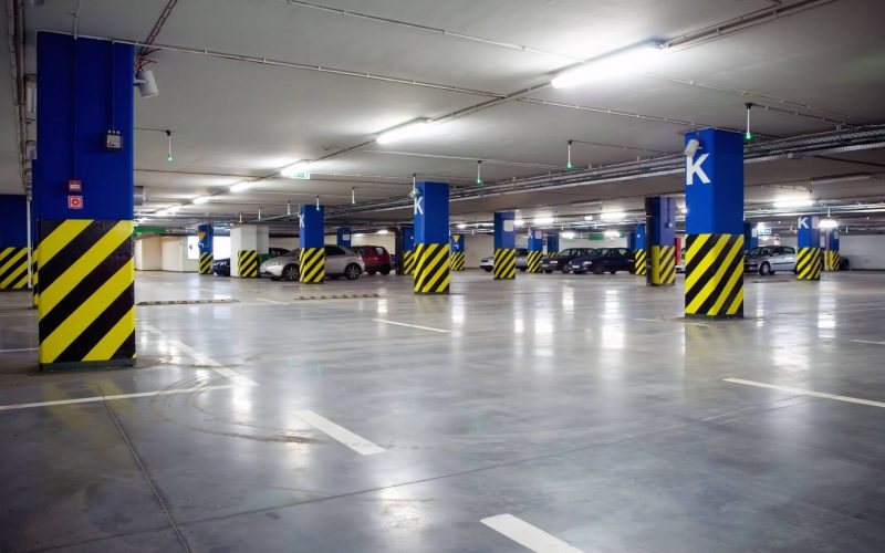 parking garage concrete flooring